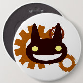 Schlechtes Steampunk Button (Vorne & Hinten)
