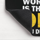 Schlechtes Training - Inspirierender Bodybuilding- Mousepad (Ecke)
