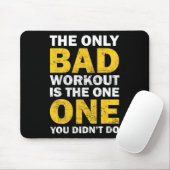 Schlechtes Training - Inspirierender Bodybuilding- Mousepad (Mit Mouse)