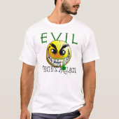Schlechtes vegetarisches T-Stück T-Shirt (Vorderseite)