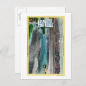 Schlechtes Wasser im Death Valley Nationaldenkmal Postkarte (Vorne/Hinten)