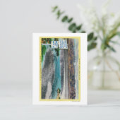 Schlechtes Wasser im Death Valley Nationaldenkmal Postkarte (Stehend Vorderseite)