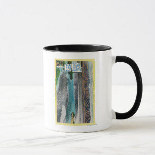 Schlechtes Wasser im Death Valley Nationaldenkmal Tasse