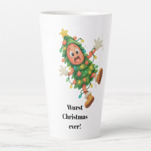 Schlechtes Weihnachten ever! Lustige Salami Milchtasse