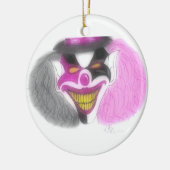 schlechtes Weihnachten Keramikornament (Links)