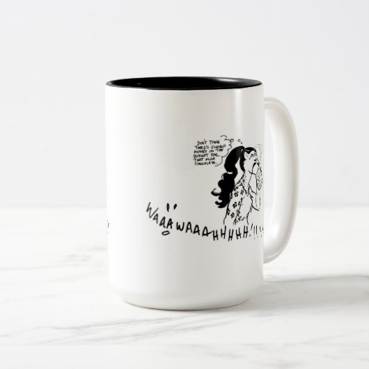 Schlechtes wiederholt Tasse (VorderseiteRechts)