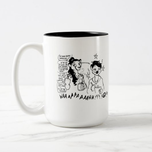 Schlechtes wiederholt Tasse (Links)