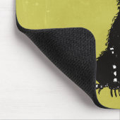 Schlechtes zackiges schlechtes schwarze mousepad (Ecke)