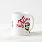 Schlechtes zum Knochen Kaffeetasse (VorderseiteRechts)