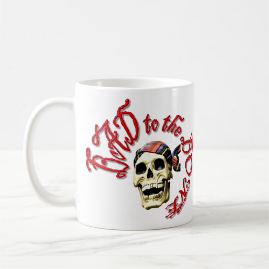 Schlechtes zum Knochen Kaffeetasse (Links)