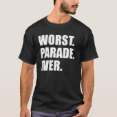Schlechtester Parade-überhaupt laufender Zuschauer T-Shirt (Vorderseite)
