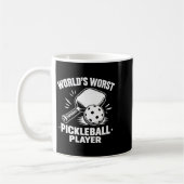 Schlechtester Pickleball-Spieler der Welt -  Kaffeetasse (Links)