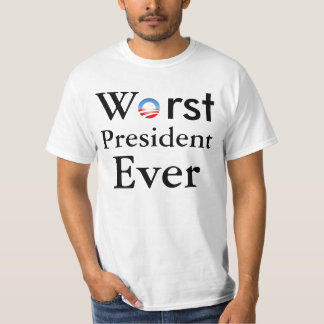 Schlechtester Präsident Ever - Antiobama-T-Shirt T-Shirt