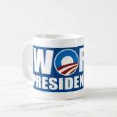 Schlechtester Präsident Ever Kaffeetasse (Vorderseite Links)