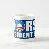Schlechtester Präsident Ever Kaffeetasse (Mittel)