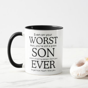 Schlechtester Sohn überhaupt Tasse