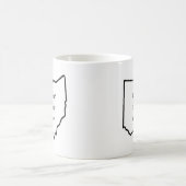 Schlechtester Staat Ohios überhaupt Kaffeetasse (Mittel)