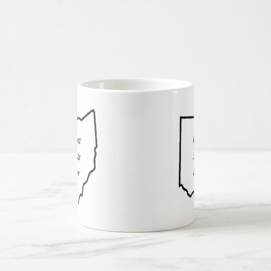 Schlechtester Staat Ohios überhaupt Kaffeetasse (Mittel)