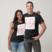Schlechtester Staat Ohios überhaupt rot T-Shirt (Unisex)