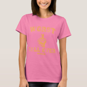 Schlechtestes Anruf-überhaupt - Grün T-Shirt