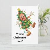 Schlechtestes Weihnachten ever! Lustige personalis (Stehend Vorderseite)