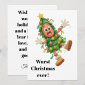 Schlechtestes Weihnachten ever! Lustige personalis (Vorne/Hinten)