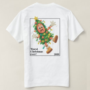 Schlechtestes Weihnachten ever! Lustige Salami  T-Shirt