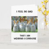 SCHLECHTFEEL, SO SCHLECHT BELADETE GEBURTSKARTE KARTE (Gelbe Blume)