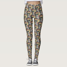 SCHLEEPY HOLLOW CIRCUS CLOWN, UNICORN ZEBRA LEGGIN LEGGINGS