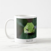 Schlegel's green tree frog kaffeetasse (Links)