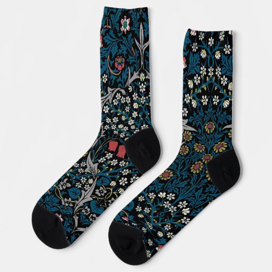 Schlehdorn, William Morris Socken (Linkes Detail)