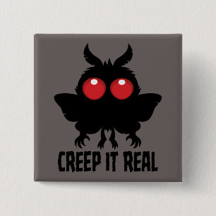 Schleich es echt Geheimnisvoller Mothman Kryptid Button