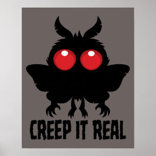 Schleich es echt Geheimnisvoller Mothman Kryptid Poster