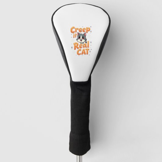 Schleich es echt Katze 2 Golf Headcover (Vorderseite)