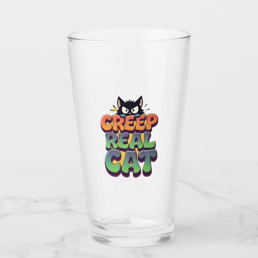 Schleich es echt Katze Glas (Vorderseite)