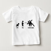 Schleichen. Weg. Entscheidender Frisbee Baby T-shirt (Vorderseite)