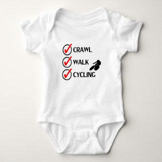 Schleichen-Weg-Radfahren Baby Strampler