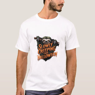 Schleichend schleicht sich dieses Halloween ein -  T-Shirt
