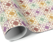 Schleichende Herzen und Kurven Geschenkpapier (Rolleneckpunkt)