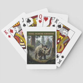 Schleichende Triceratops Spielkarten