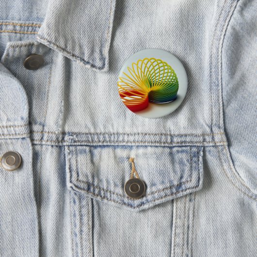 Schleichendes Spielzeug des bunten Regenbogens für Button (Beispiel)