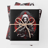 Schleichpriesterin des Schattengartens Geschenkpapier Set (Beispiel)