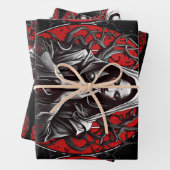 Schleichpriesterin des Schattengartens Geschenkpapier Set (Beispiel)