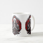 Schleichpriesterin des Schattengartens Kaffeetasse (VorderseiteRechts)