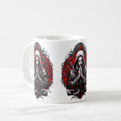 Schleichpriesterin des Schattengartens Kaffeetasse (Vorderseite Links)