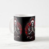 Schleichpriesterin des Schattengartens Kaffeetasse (Vorderseite Links)