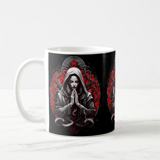 Schleichpriesterin des Schattengartens Kaffeetasse (Links)