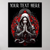 Schleichpriesterin des Schattengartens Poster (Vorne)