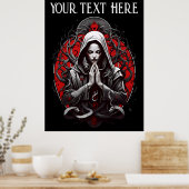 Schleichpriesterin des Schattengartens Poster (Küche)