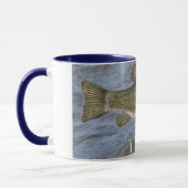 Schleie-Frischwasserfische, mit Wasser-Hintergrund Tasse (Links)